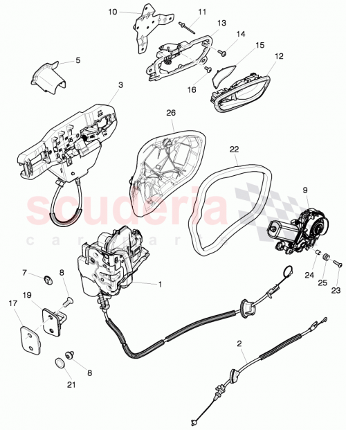 Part Diagram for Bentley 3Y0837197B
