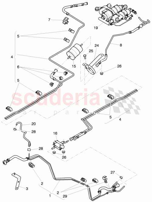Part Diagram for Bentley 3Y0 201 666 A