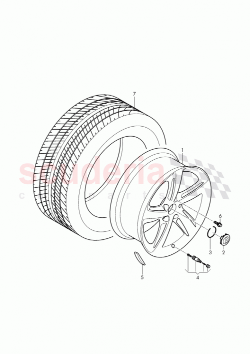 Part Diagram for Bentley 3Y0 601 025 AE