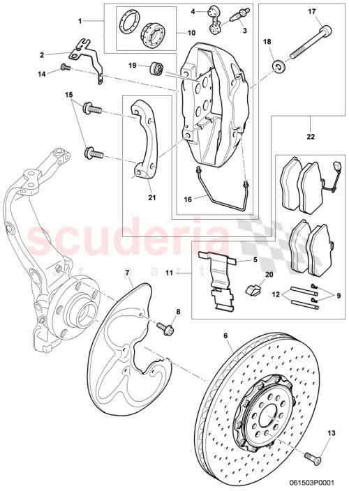 Part Diagram for Bentley 3W0698151S