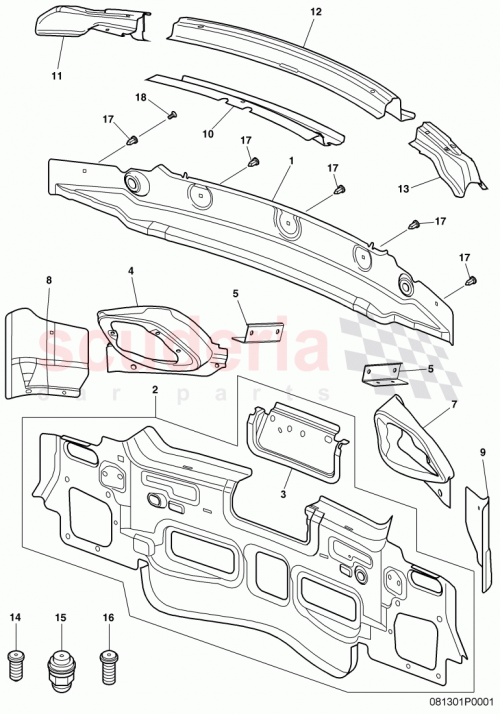 Part Diagram for Bentley 3W8 813 325