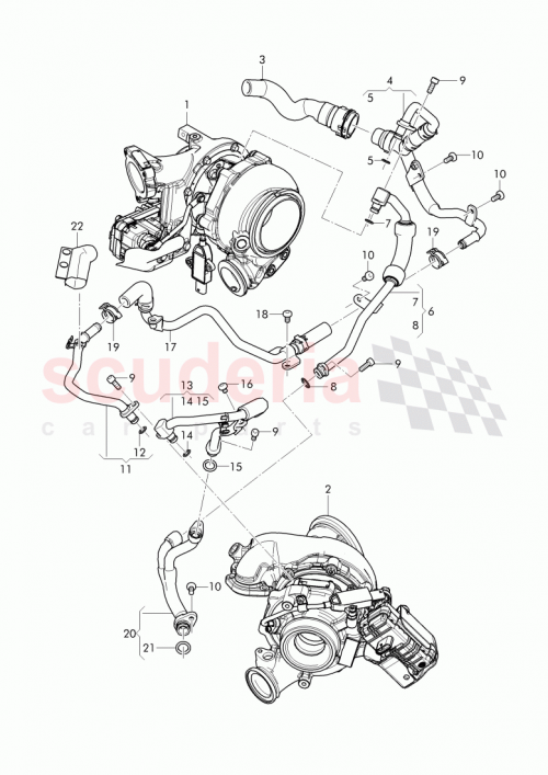 Part Diagram for Bentley 057 121 437 C