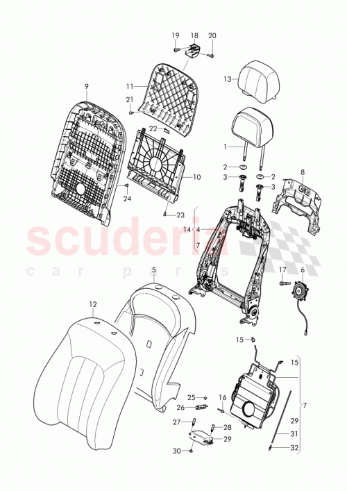 Part Diagram for Bentley 3Y5 881 551 D