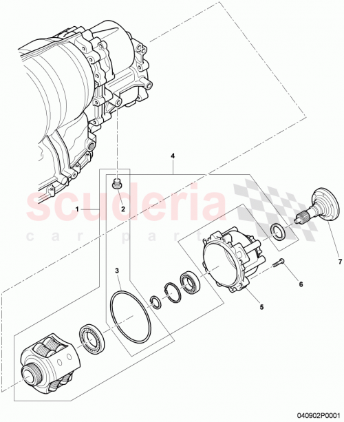 Part Diagram for Bentley 3W0498148