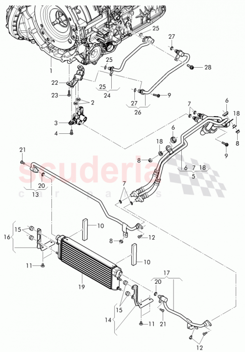 Part Diagram for Bentley 4W0 317 848 B