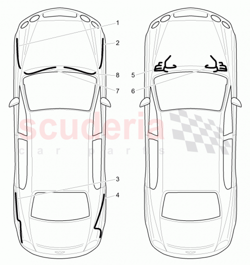 Part Diagram for Bentley 3W0 972 176