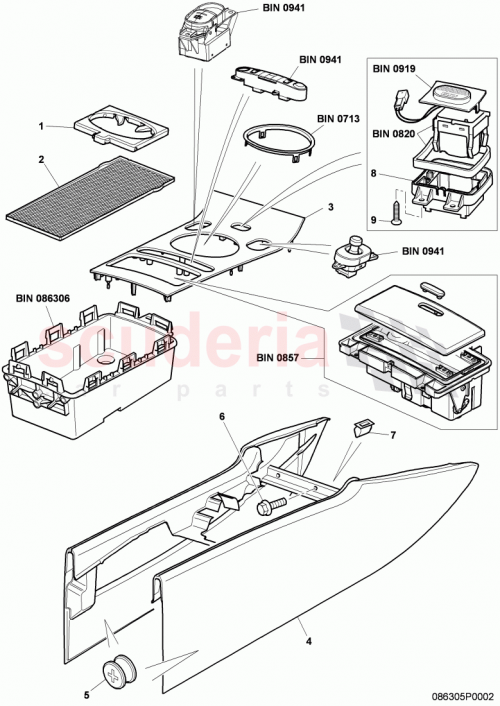 Part Diagram for Bentley 3W0863243L