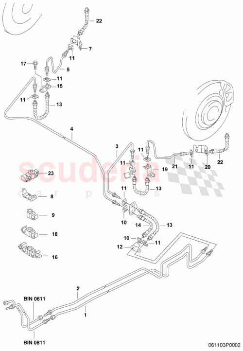 Part Diagram for Bentley 3D0614763F