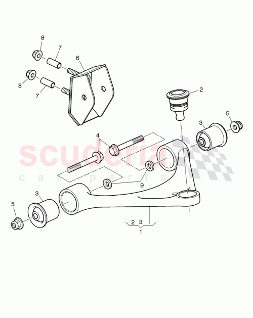 Part Diagram for Bentley 3Y0407041A