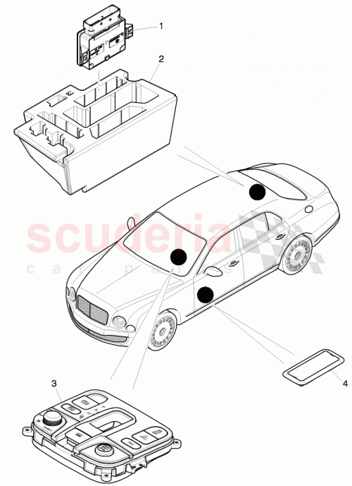 Part Diagram for Bentley 3Y0907801