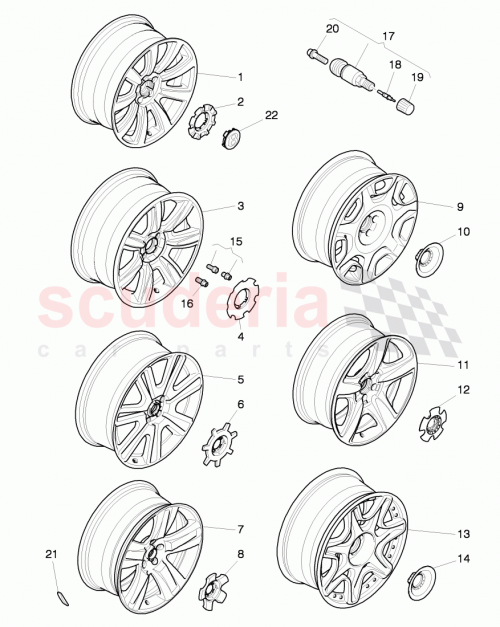 Part Diagram for Bentley 3W0601025CJ