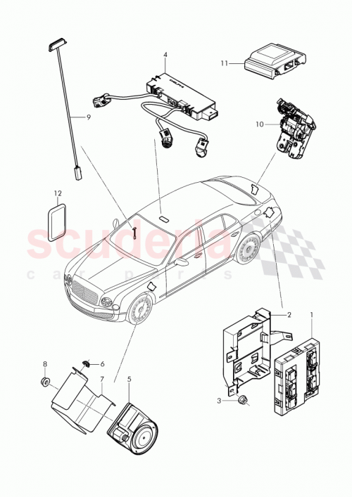 Part Diagram for Bentley N90645301