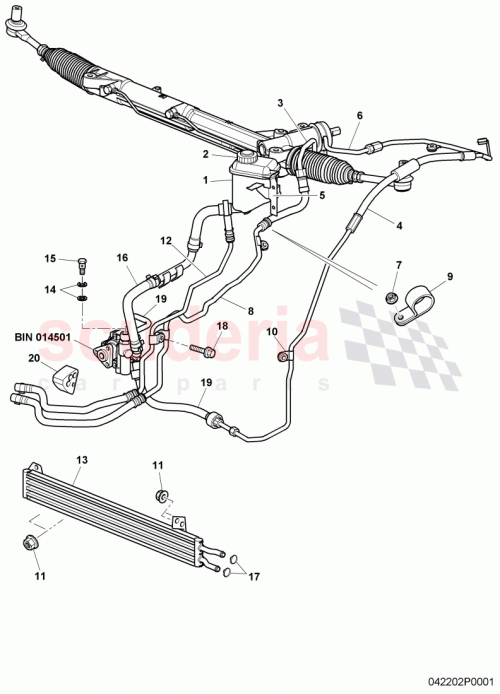 Part Diagram for Bentley 3W0422887E