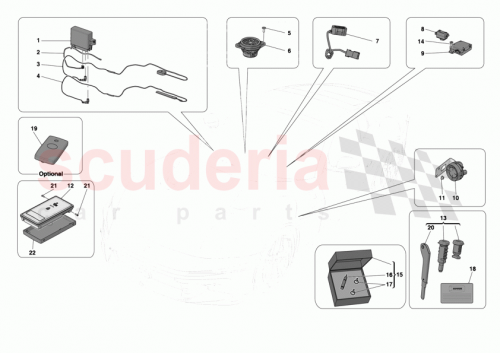 Part Diagram for Ferrari 000811665