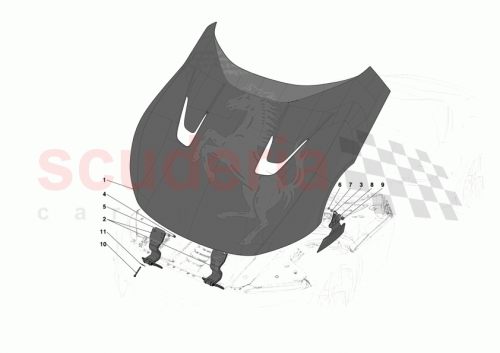 Part Diagram for Ferrari 298365