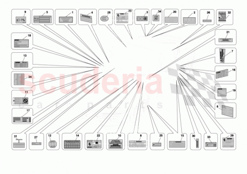 Part Diagram for Ferrari 55046739