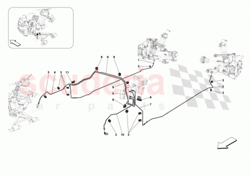 Part Diagram for Ferrari 914242