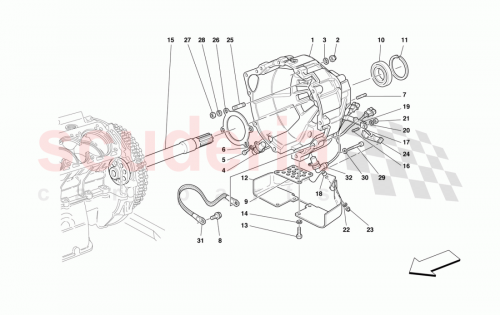 Part Diagram for Ferrari 154485