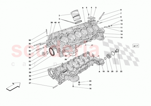 Part Diagram for Ferrari 915159