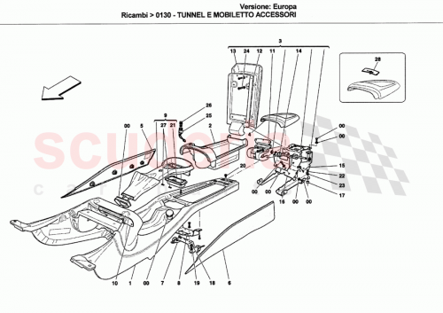 Part Diagram for Ferrari 820670