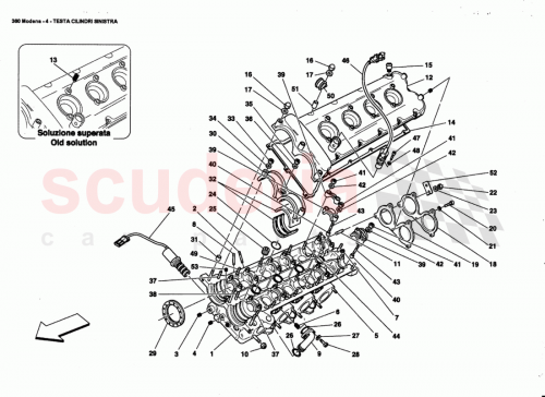 Part Diagram for Ferrari 177055