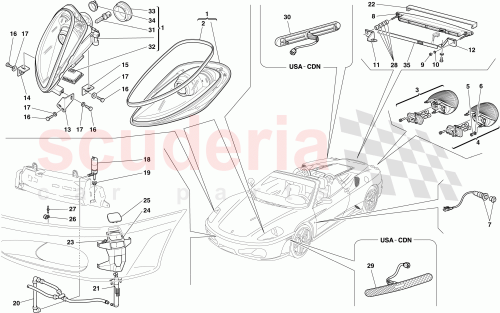 Part Diagram for Ferrari 65511700