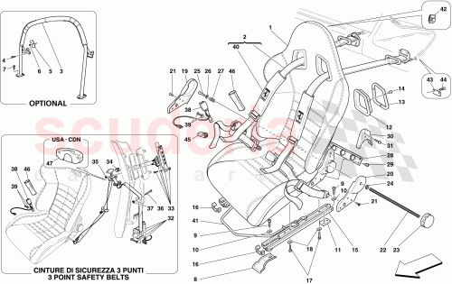Part Diagram for Ferrari 69432100