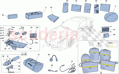 Part Diagram for Ferrari 766027
