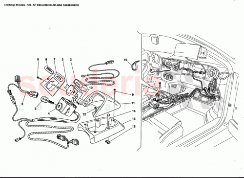 Part Diagram for Ferrari 200855