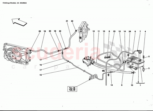 Part Diagram for Ferrari 196474