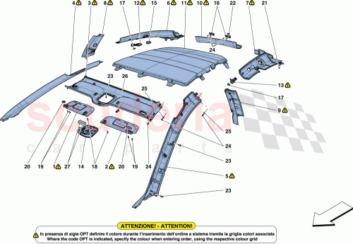 Part Diagram for Ferrari 318010