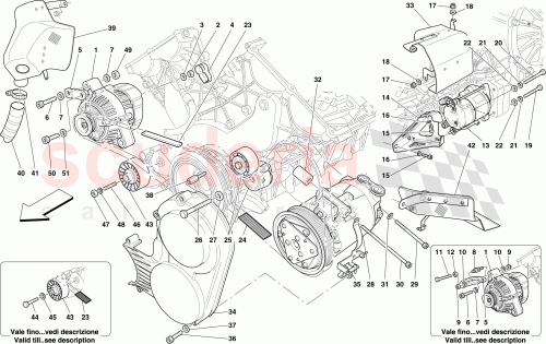 Part Diagram for Ferrari 222244