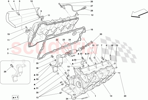 Part Diagram for Ferrari 223982