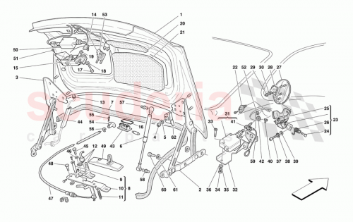 Part Diagram for Ferrari 65841600
