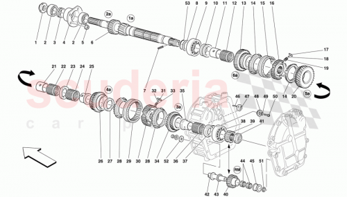 Part Diagram for Ferrari 156921