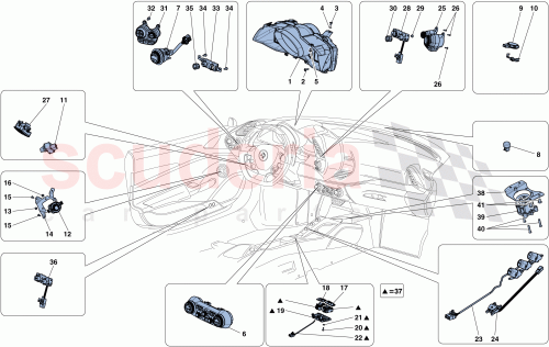 Part Diagram for Ferrari 247883