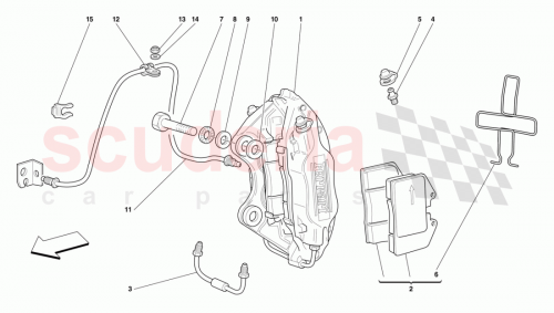 Part Diagram for Ferrari 155697