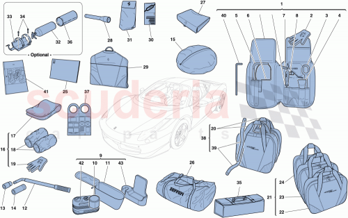 Part Diagram for Ferrari 83095800