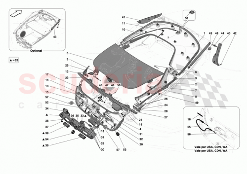 Part Diagram for Ferrari 957164