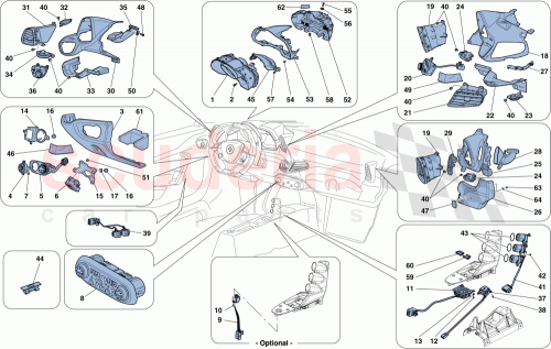 Part Diagram for Ferrari 86093612