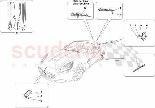 Part Diagram for Ferrari 85152300