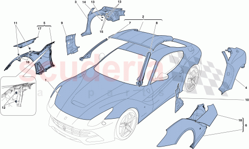 Part Diagram for Ferrari 84376211