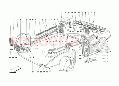 Part Diagram for Ferrari 12643778