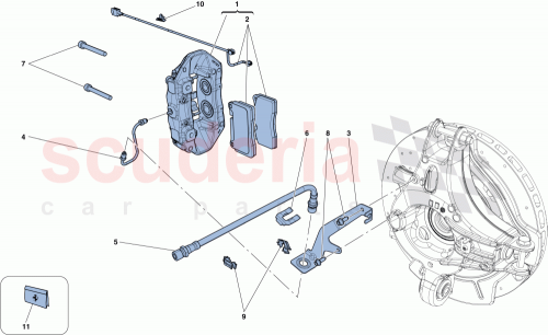 Part Diagram for Ferrari 311673