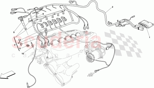 Part Diagram for Ferrari 258024