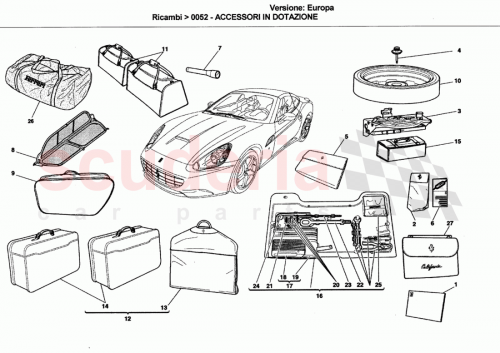 Part Diagram for Ferrari 819853