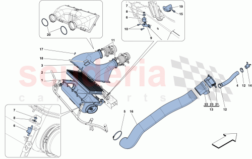 Part Diagram for Ferrari 301033