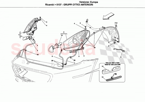 Part Diagram for Ferrari 258115