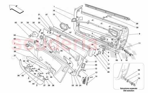 Part Diagram for Ferrari 65286600