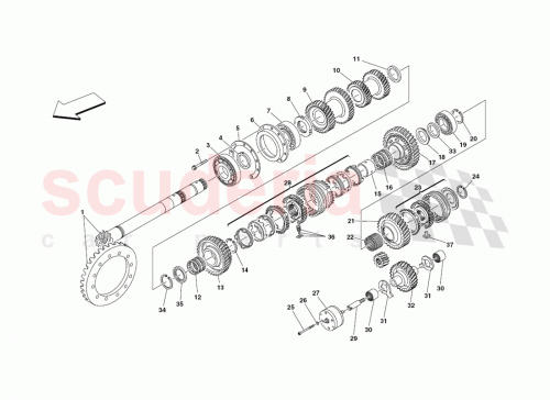 Part Diagram for Ferrari 14302424